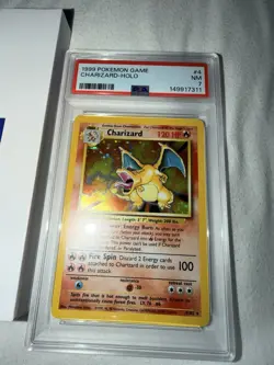 1999 Pokemon Charizard Base Set Holo Rare Card 4/102 PSA 7 Near Mint - Image 3