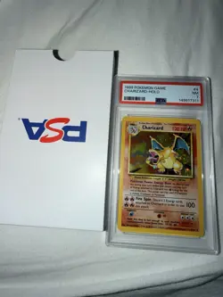 1999 Pokemon Charizard Base Set Holo Rare Card 4/102 PSA 7 Near Mint - Image 4