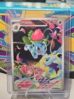 Ivysaur 134/132 Illustration Rare Mega Evolution Pokemon TCG Mint NM - Image 1