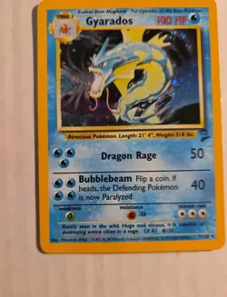 Pokemon Gyarados base set 2 holo 7/130 MP - Image 2