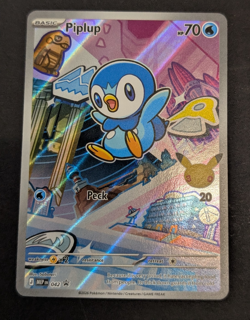 Pokemon First Partner Illustration Collection Series 1 Gen 4 Sinnoh Starters C - Image 2