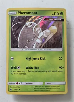 Pheromosa 11/131 Holo Sun & Moon Forbidden Light Pokemon Tcg Holo - Image 1