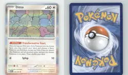 DITTO 132/165 RARE 151 POKEMON HOLO NEAR MINT - Image 1