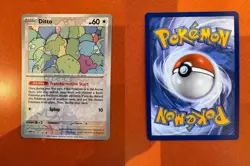 DITTO 132/165 RARE 151 REVERSE HOLO NEAR MINT - Image 1