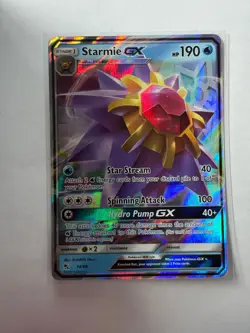 STARMIE GX 14/68 HOLO GX RARE HIDDEN FATES POKEMON NEAR MINT - Image 2