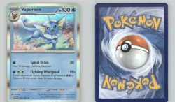 VAPOREON 134/165 RARE 151 POKEMON HOLO NEAR MINT - Image 1