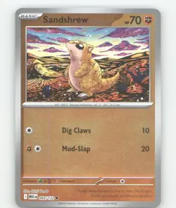 SANDSHREW 068/132 COMMON MEGA EVOLUTION POKEMON REVERSE HOLO NEAR MINT - Image 2
