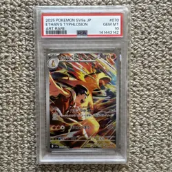 Pokemon TCG - Ethans Typhlosion 070/063 AR - Heat Wave Arena sv9a PSA 10 - Image 1