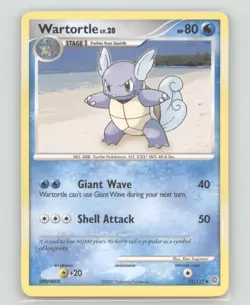 WARTORTLE 75/132 UNCOMMON SECRET WONDERS POKEMON LIGHTLY PLAYED - Image 2