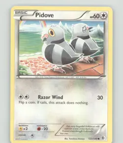 PIDOVE 123/149 COMMON BOUNDARIES CROSSED POKEMON LIGHTLY PLAYED - Image 2