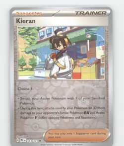 KIERAN - 113/131 113/131 UNCOMMON PRISMATIC EVOLUTIONS POKEMON REVERSE HOLO NM/M - Image 2