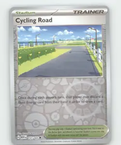 CYCLING ROAD 157/165 UNCOMMON 151 POKEMON REVERSE HOLO NEAR MINT - Image 2