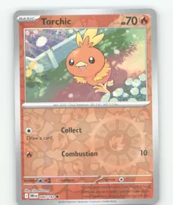TORCHIC 040/182 COMMON DESTINED RIVALS POKEMON REVERSE HOLO NEAR MINT - Image 2