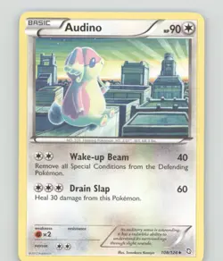 AUDINO 108/124 UNCOMMON DRAGONS EXALTED POKEMON LIGHTLY PLAYED - Image 2