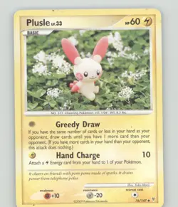 PLUSLE 76/147 UNCOMMON SUPREME VICTORS POKEMON MODERATELY PLAYED - Image 2
