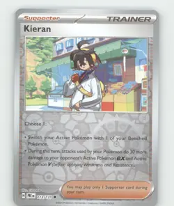 KIERAN - 113/131 113/131 UNCOMMON SV: PRISMATIC EVOLUTIONS POKEMON NEAR MINT - Image 2