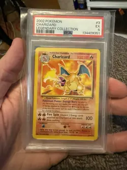 Pokemon 2002 Legendary Collection Charizard *Non Holo* Psa 5 - Image 1