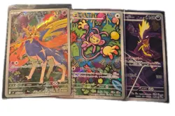 Pokemon Japanese Inferno X AR Lot 3 Zacian Ambipom Toxtricity NM - Image 1