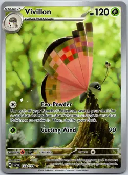 Vivillon 193/191 Illustration Rare Surging Sparks NM - Image 1