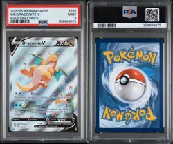 2021 Pokemon Evolving Skies Dragonite V 192/203 Alternate Alt Art Rare PSA 9 - Image 3
