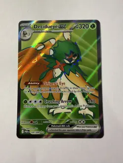 Decidueye ex 100/088 Holo Ultra Rare Perfect Order Pokemon Near Mint - Image 1