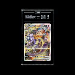 Pokemon Mewtwo VSTAR GG44 Alt Art UR Holo Crown Zenith TAG 9 - Image 1