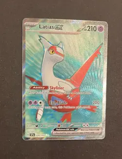 Pokemon Latias ex 220/191 Ultra Rare Surging Sparks NM - Image 3