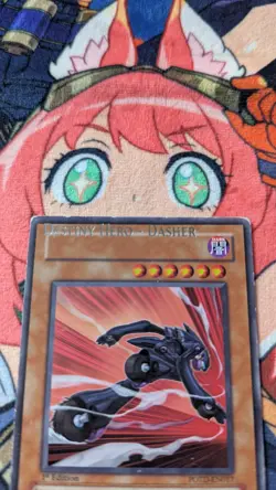 YuGiOh! MISPRINT Name Shift | Destiny HERO - Dasher Rare POTD-EN017 - Image 3