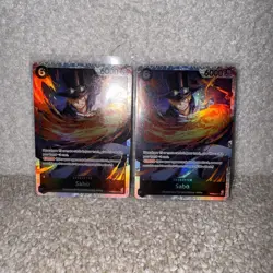 One Piece TCG - Sabo PRB02-014 SR - TCG CCG - NM - English x 2 - Image 1