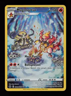 Magmortar GG03/GG70 Ultra Rare Crown Zenith: Galarian Gallery Pokemon Card - Image 1