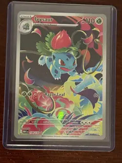Pokemon Ivysaur 134/132 Me01 Mega Evolution Illustration Rare Holo Card NM - Image 1