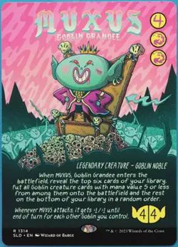 Muxus, Goblin Grandee (Secret Lair Promo) MINT MTG MAGIC CARD (515261) ABUGames - Image 1