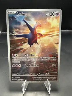 Pokemon Scarlet & Violet Surging Sparks Latios 203/191 Card A - Image 1