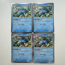 Pokemon TCG Mega Evolution Golduck #008 Promo Card Lot of 4 - Image 1
