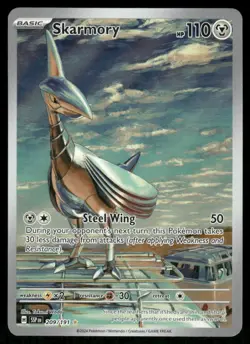 Pokemon Cards Skarmory 209/191 Surging Sparks Illustration Rare NM *2 - Image 1