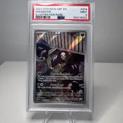 Pokemon TCG Houndoom Card 066/064 Houndoor 204/197 Series PSA 9 - Image 1