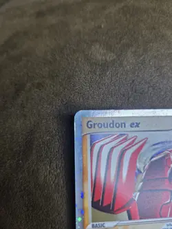 Pokemon Groudon EX Rare Holo Basic Card 100 HP 038 EX Holon Phantoms English - Image 4