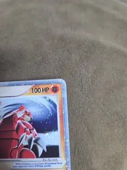 Pokemon Groudon EX Rare Holo Basic Card 100 HP 038 EX Holon Phantoms English - Image 5
