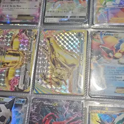 Pokemon TCG Holo Card Lot - Lampent, Snorlax V, Charizard GX, Mewtwo, Pikachu EX - Image 4