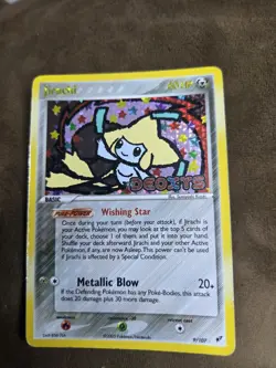 Pokemon Jirachi EX Holo Rare Basic Card 60 HP 9/107 Deoxys 2005 English - Image 1