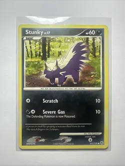 Diamond And Pearl Stunky 102/130 Pokemon Card - Image 1