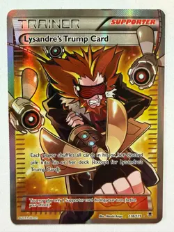 Lysandre's Trump Card (118 Full Art) Ultra Rare XY - Phantom Forces 118/119 MP - Image 1