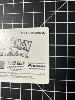 Squirtle Pioneer Viz Video PIKA-0023 Lenticular Pokemon Card - Image 3