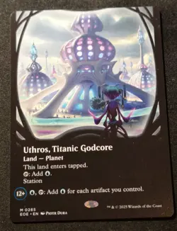Uthros, Titanic Godcore - Borderless - EOE - MTG - EN - NM - 0285 - Image 1