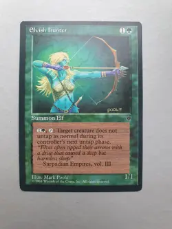 Elvish Hunter, MTG Fallen Empires (1994) Common Green Creature NM - Image 1