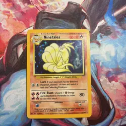 Ninetales Base Set 12/102 Pokemon: Base Set Unlimited Holo Rare MP condition - Image 1
