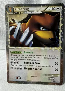 Ursaring - NEAR MINT - 89/95 - Rare Prime - HGSS Unleashed - Pokemon TCG Card - Image 2
