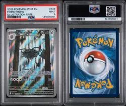 Pokemon TCG Ferrothorn 149/086 Sv: White Flare Illustration Rare Holo PSA 9 - Image 1
