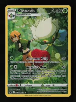 Roserade TG02/TG30 SWSH11: Lost Origin Trainer Gallery Pokemon Card - Image 1