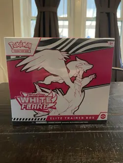 Pokemon TCG Scarlet & Violet White Flare ETB Elite Trainer Box - Sealed - Image 1